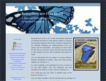 Tablet Screenshot of butterfliesfree.com